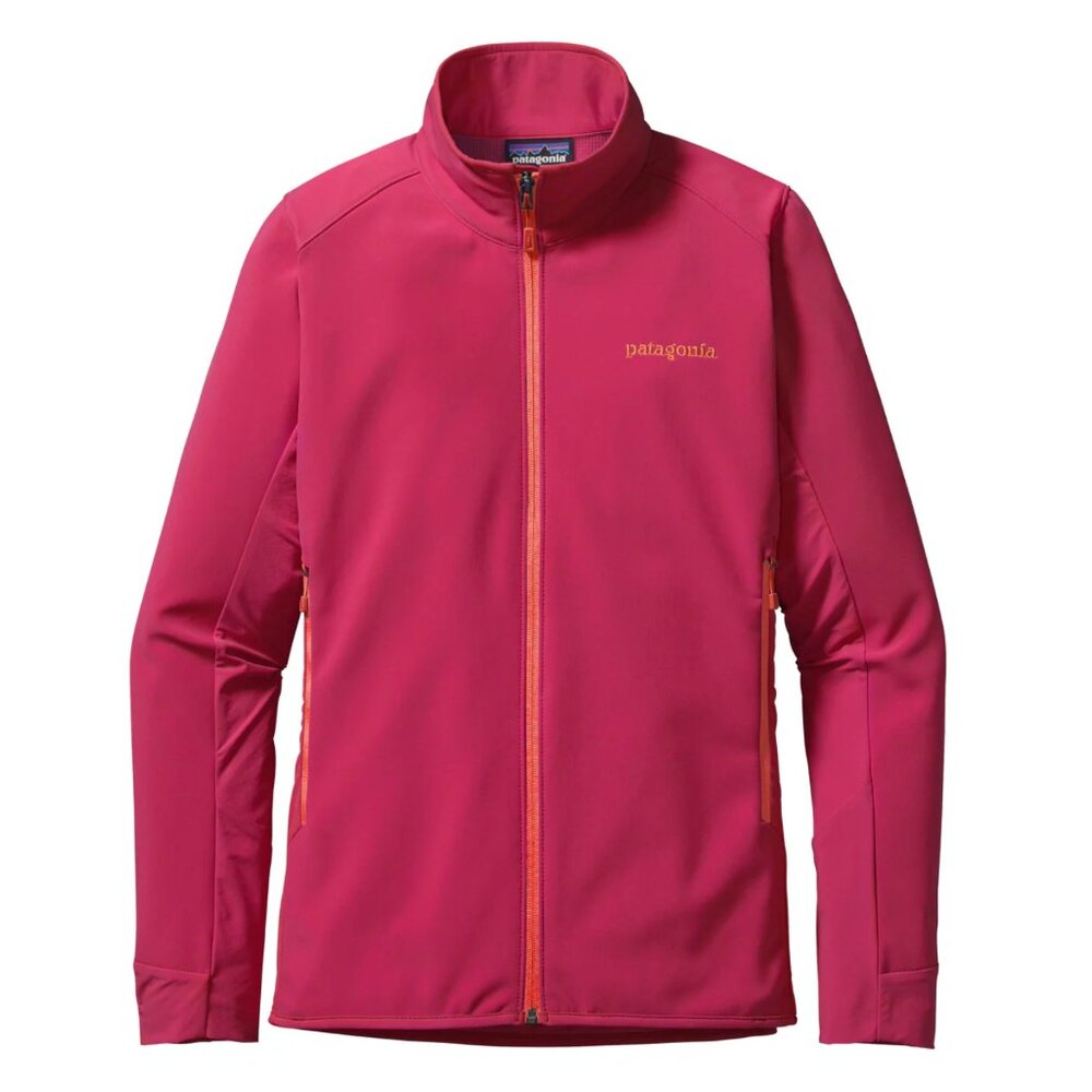 Patagonia Worn Wear W's Adze Hybrid Polartec Jacket in the Color Craft Pink